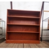 Image 4 : Four Shelf Wooden Bookcase - 48"H x 48"W x 12"D