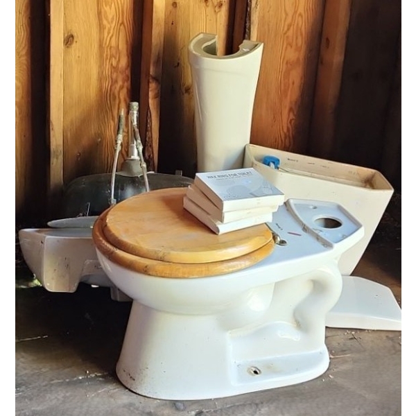 Assorted Toilet and Sink Parts by Foremost and American Standard