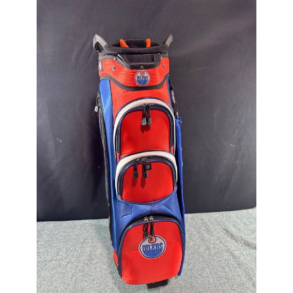 Brand New Official Oilers Golf Bag