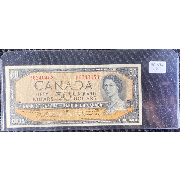 1954 Canadian 50 Dollar Bill