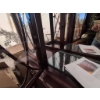 Image 10 : Buffet & Hutch Set With Collector Plates, Mirrored Curio, and Lighting
