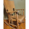 Image 2 : Early 1900s Victorian Oak Rocking Chair - 29T Antique