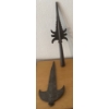 Image 2 : American French Colonial Polearm Spearhead w/ 16th Century Etched Halberd 8.5T