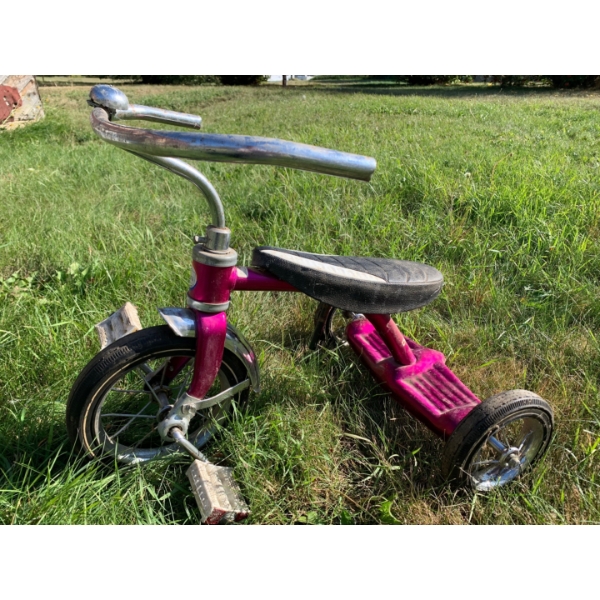 Vintage Purple Sears Made in Canada Tricycle 