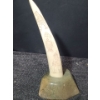 Image 2 : Indigenous Art Carved Ivory on Soapstone Base, Artist: Simanuk Kilabuk, 4 W, 4.5 D, 10.5 T 