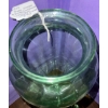 Image 3 : Large Vintage 1960's Green Empoli Glass Bon Bon/Apothecary Jar  (27"tall)