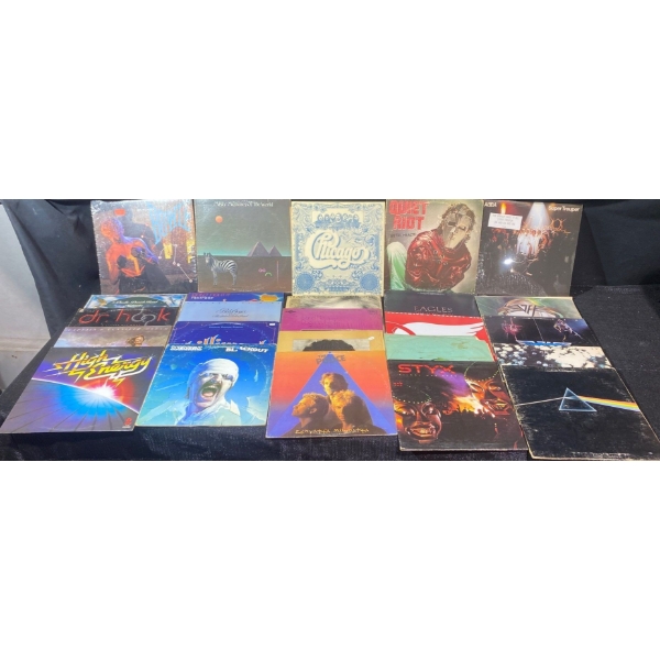 Records: David Bowie, Van Halen, Pink Floyd