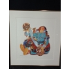 Image 1 : "Southwest Stories", Artist: Barbara Lavallee, 152/750, Offset Lithograph Framed Under Glass 22 X 24