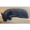 Image 3 : Unique XL Porcelain Panthers - Art Deco - Approximetly 3ft Long 
