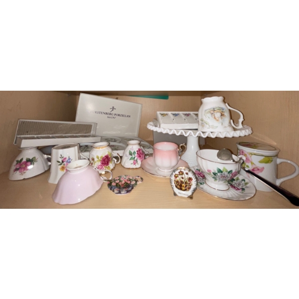 Furstenburg Porzellan Coaster & Variety of Assorted Kitchen & Collectible Items