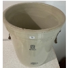 Image 2 : #8 Medalta Potteries Medicine Hat With Metal Handles Crock  18T