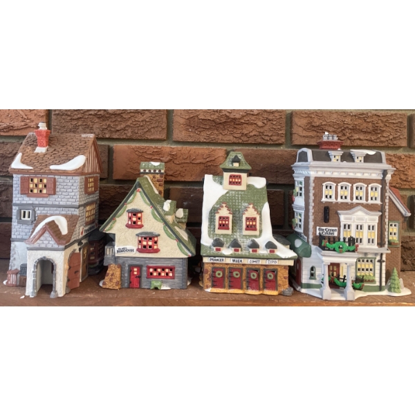 The Heritage Village Collection Decor  Elves Bunkhouse, The Crown Cricket & More