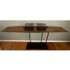 Image 3 : Modern Console Table w/ Neat Lamp  49"w x 17"d x 41"tall