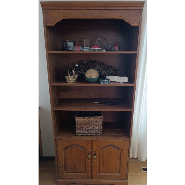 Tall Bookcase (Items NOT included) 32"w x 15"d x 72" tall