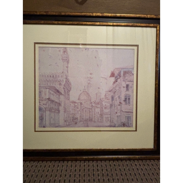 Beautiful Print from Chintz & Company by Firenze Perspectv 31X28 original price was $199.00