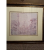 Image 1 : Beautiful Print from Chintz & Company by Firenze Perspectv 31X28 original price was $199.00
