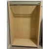 Image 3 : Wooden Hanging Rack with Glass Top  - 36W, 18D, 57T