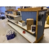 Image 3 : Double-Sided Retail Display Shelving Unit with Pegboard Sides