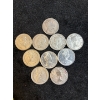 Image 2 : 10 Silver Canadian 25 c 80% Silver 58.31g various years