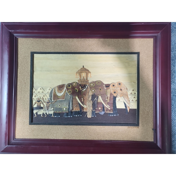 Sri Lanken Artwork of Elephants