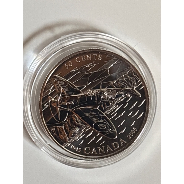 2003 Canadian 50 cent Silver coin 