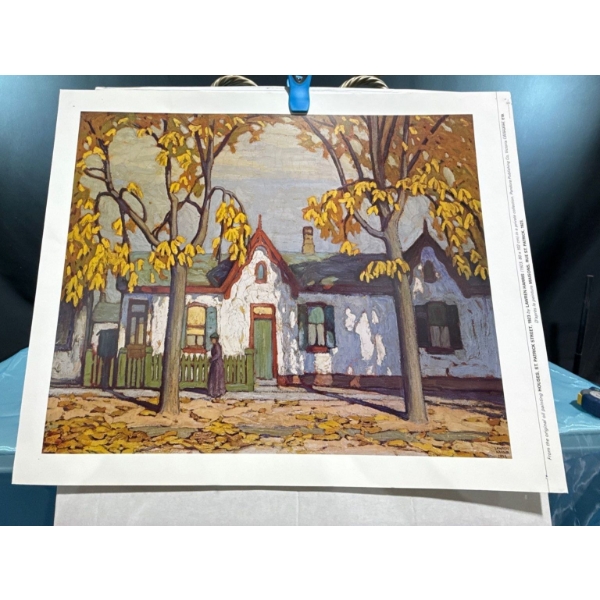 Lawren Harris Houses, St. Patrick Street Print 20.5Wx16H