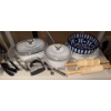 Image 1 : PYREX Casserole Cookers XL Pottery Bowl & Assorted Kitchen Utensils