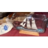 Image 2 : Creative Carved Wood Concepts 9T w/ Pottery Collection Stone Elephant & Boat In A Bottle