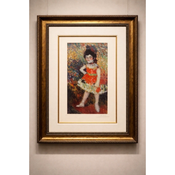 Pablo Picasso 1966 Danseuse Naine Lithograph Signed in Pencil Limited /60 