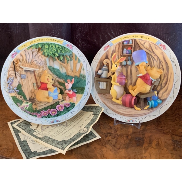Decorative 3D Whinny The Pooh Plates 8T