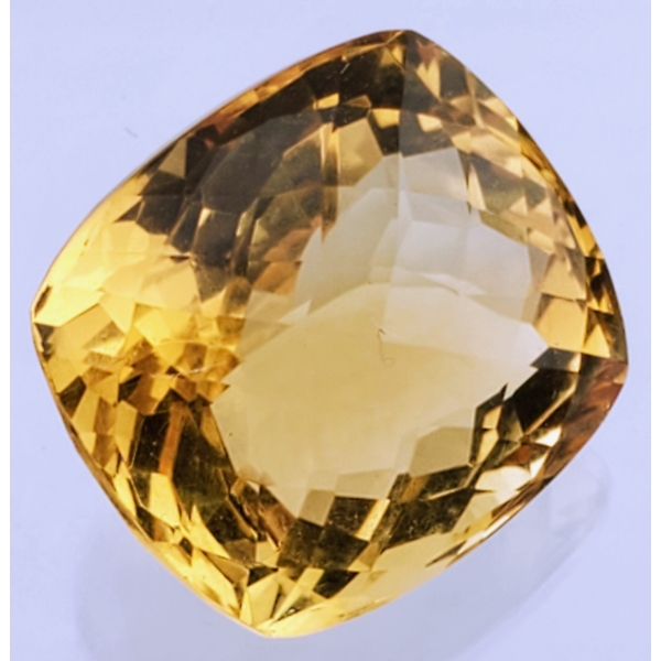 Citrine (13.4 ct, 15×14 mm)