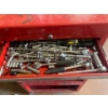 Image 3 :  red rolling two piece tool box with all consents