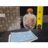 Image 3 : Artist: Jin Xue Mei "Happiness and Prosperity" Wang Xisan Ji School Reverse Painting Snuff Bottle