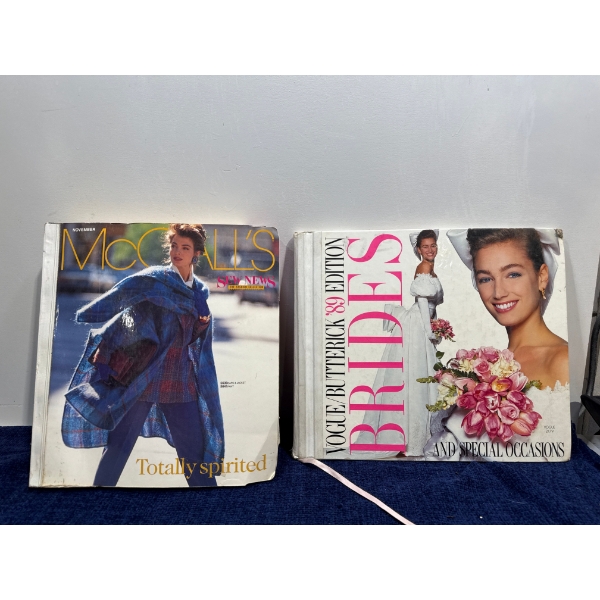 November McCall's "Totally Spirited" & 1989 Vogue Brides