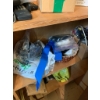 Image 7 : Two Wooden Shelving Unit with Assorted Electronics and Accessories