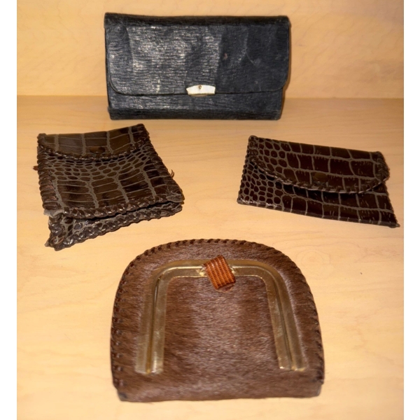 Vintage Change Purses - Personal Care Kit Wallets & More