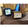 Image 4 : Three matching tight woven, wicker bowls, two vintage sideclocks telephone & a wooden bowl holder