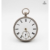 Image 1 :  Victorian Era Based Antique Solid Silver Open-Faced Fusee Pocket Watch. 