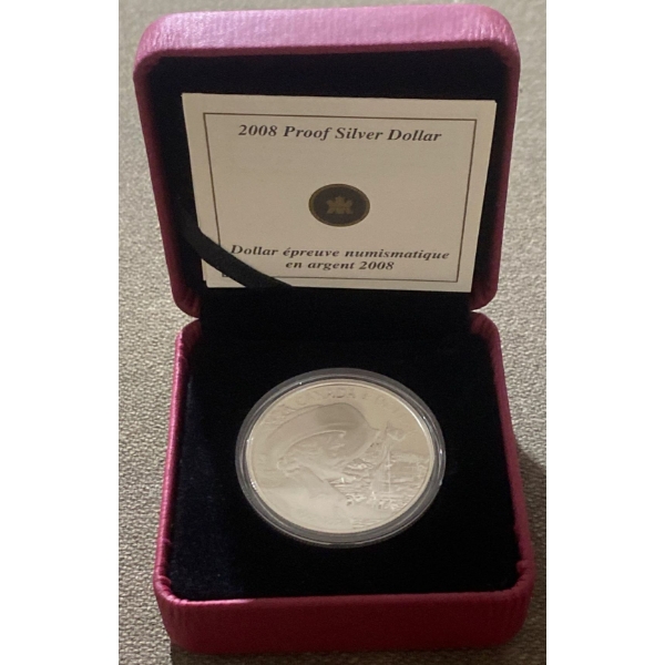 2008 Proof Silver Dollar 92.5% Silver 25.175 Grams
