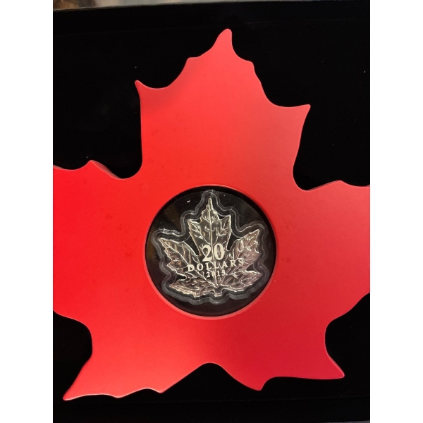 2015 $20 The Canadian Maple Leaf - Pure Silver Coin