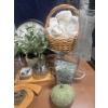 Image 3 : Home Decor Items Featuring Clock, Vases, and Accessories