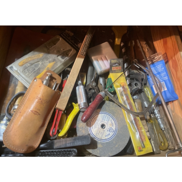 Garage Essentials - Grinding Disks Hand Saw Hardware Parts & More