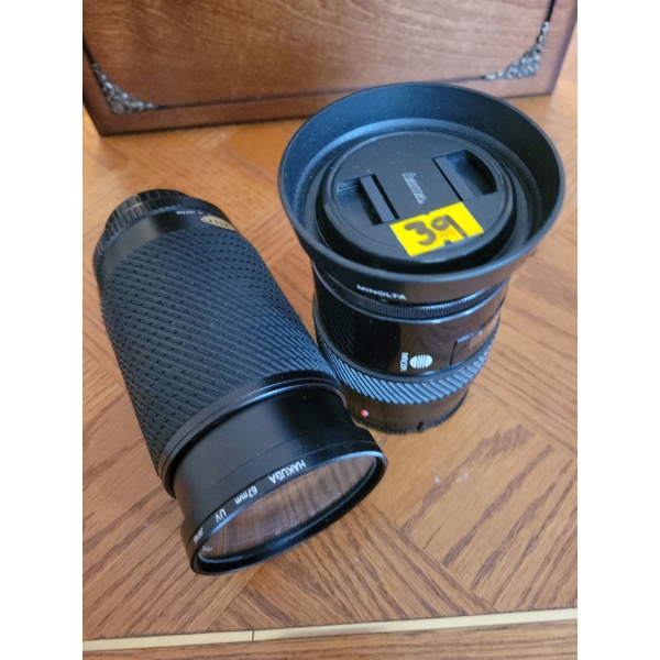 MINOLTA AF 200m 28-85mm 1:35-4.5 & TOKINA SZ-X 60-300mm 1:4-5.6