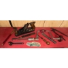 Image 1 : Collection Of Vintage Woodworking Tools-Claw Hammer, Plane, Chisel, Wrench,Pliers+++