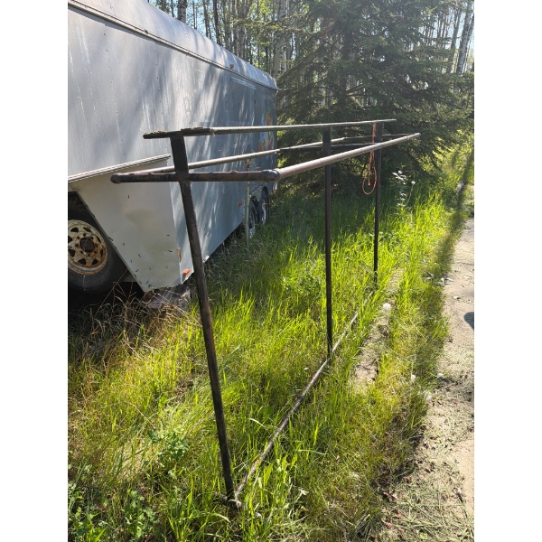 Heavy Duty Metal Hanger with Dual Rails