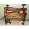 Image 2 : Antique Manual Clothes Wringer with Wood Frame and Rubber Rolls