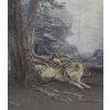 Image 4 : Numbered Print 1316/1500 "Guardians of the Den", Artist Daniel Smith, 32 X 43.5 Framed Under Glass