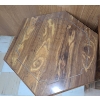 Image 3 : Pair of End Tables w/ Storage Cupboards- 27" Diameter,  20 T and Square Table 23W, 23 D, 20 T
