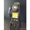 Image 2 :  Vintage Automatic Electric Company 3-Slot Rotary Dial Pay Phone- Black