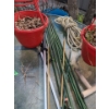 Image 1 : Planters, garden stakes and table